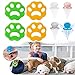 8 Pcs Atrapa Pelos Lavadora,Atrapa Pelos lavadora Mascotas,Atrapador Pelo Mascotas Reutilizable, Recoge Pelos Mascotas para Lavadora y Secadora,para Pelo de Perro, Piel de Gato y Todas las Mascotas