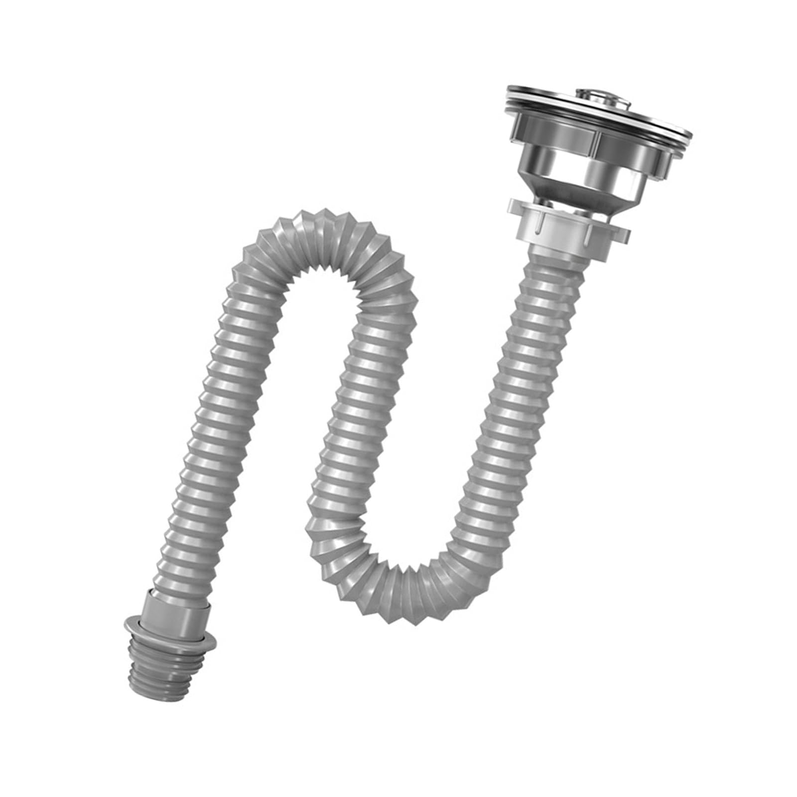 Fazvncv Strong Steel Kitchen Drain Pipe with Efficient Water Flows & Easy to Use for Multiple Use Rustless Plumbing Parts