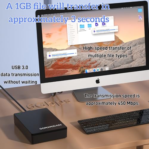 Caja externa para disco duro 2.5 pulgadas dual con USB 3.0 miniatura 4
