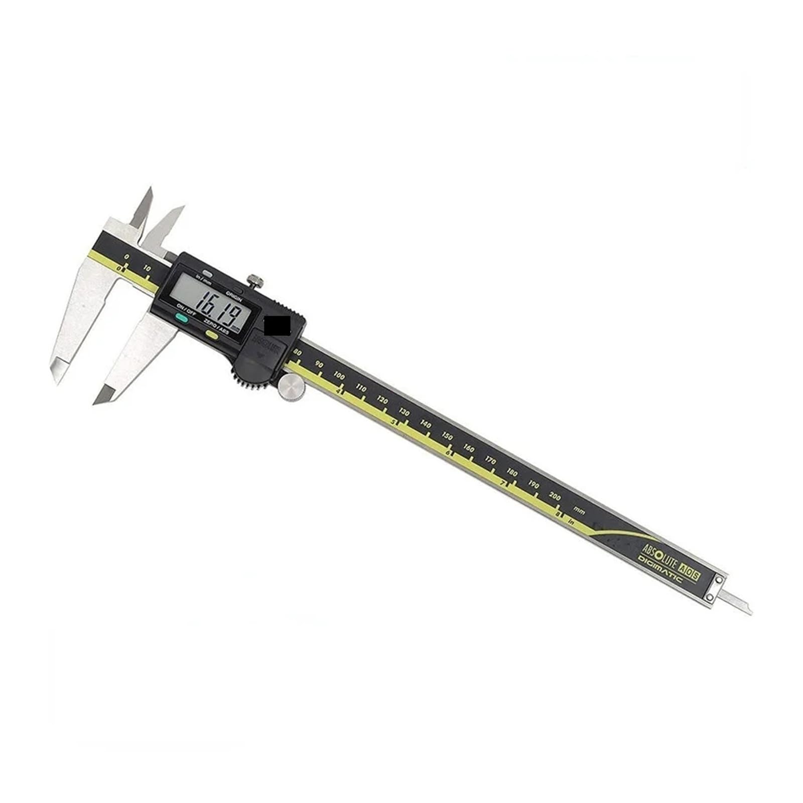 Calibrador Absolute 500-196-20 digital de acero inoxidable, pulgadas/métrico, 6", 0-150 mm, rango -0,001", precisión 0,0005"(150mm (500-196-20))