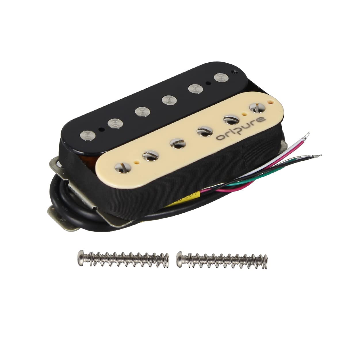 OriPure Alnico 5 Pastillas humbucker de alto rendimiento Juego de pastillas Zebra para mástil y puente