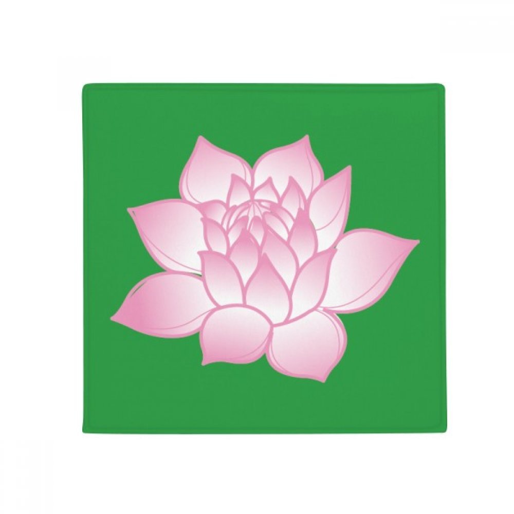 Tapis de sol lotus rose 80x80 cm lavable et antidérapant pour entrée et cuisine moderne