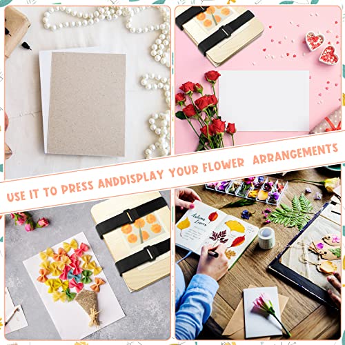 30 Pcs Blotting Paper for Flower Press Large A4 Flower Press Paper Blotter Paper Highly Absorbent Reusable Paper Refill Lining Paper for Art Craft Scrapbook Making, 11.81 x 7.87 Inches - Image 7