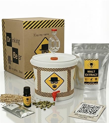 Kit de Cerveza Artesanal para Hacer en Casa – Experiencia de Elaboración de Cerveza – Barril de 5 Litros – Idea de Regalo para Amantes de la Cerveza (Experiencia Rápida – Elaboración directa)