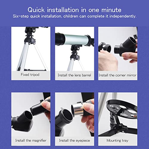 Telescopio Astronómico Profesional monocular 50 mm miniatura 7