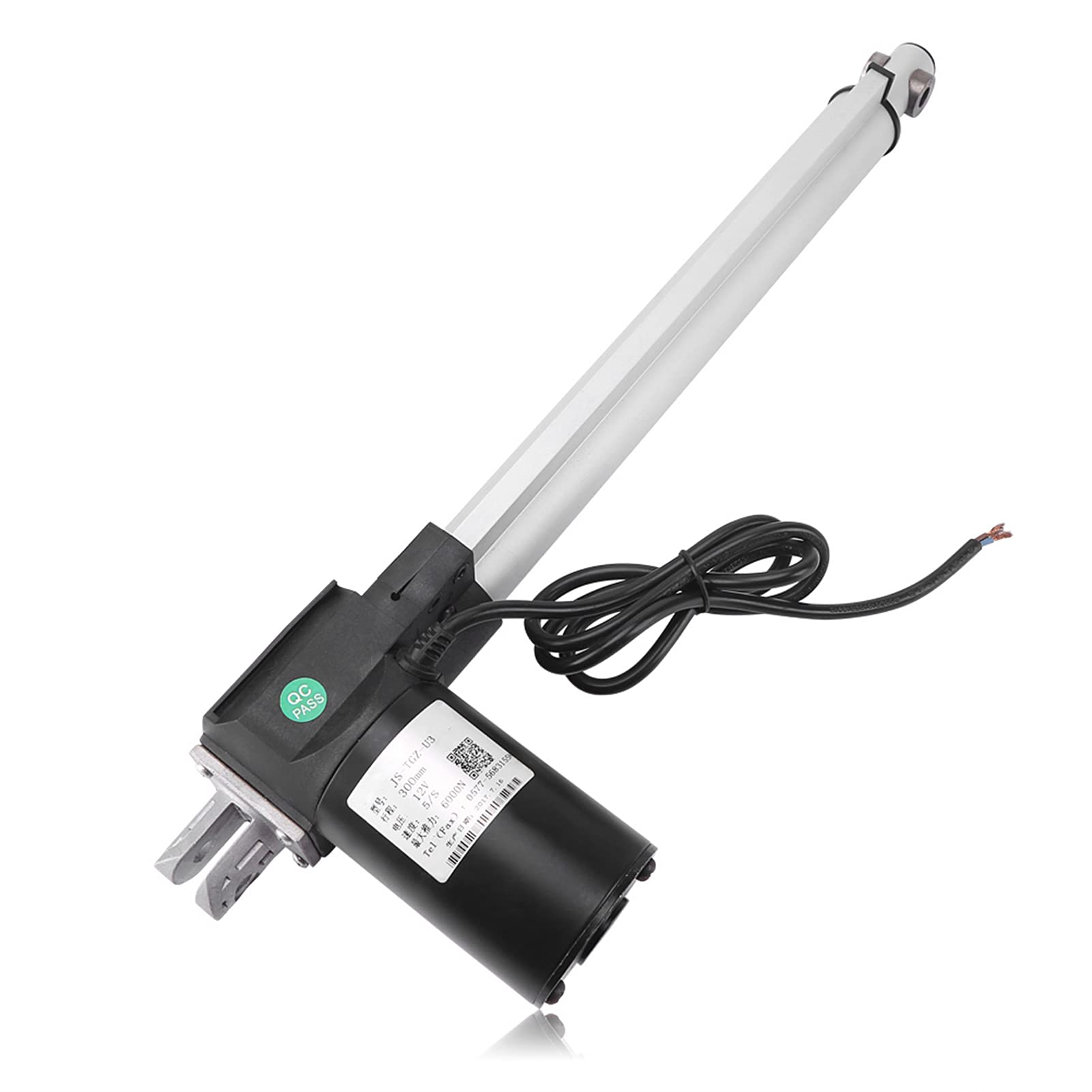 Ejoyous Linearantrieb 12V DC, 6000N/4000N Elektromotor, Verstellantrieb für Auto Möbel Medizinische, Linearer Stellantrieb