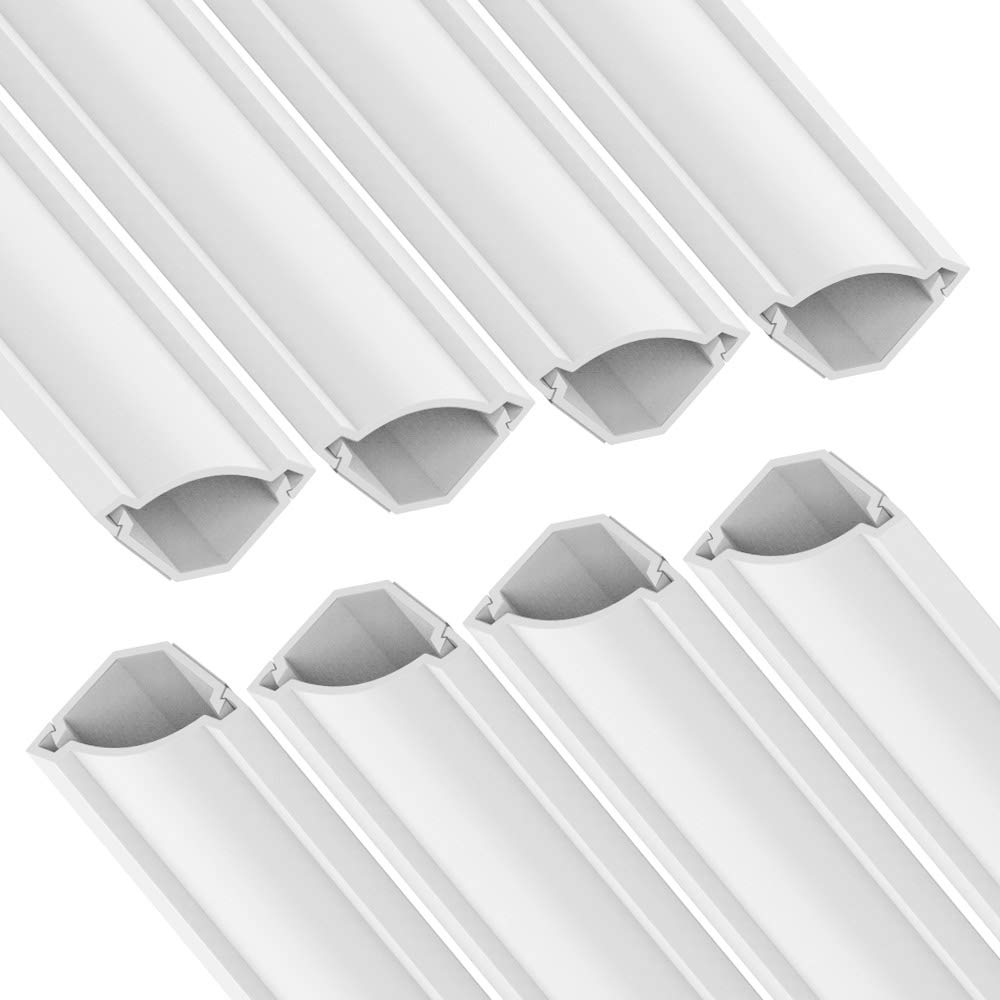 Buy UMTELE Cord Cover OnWall Raceway Kit, 125.6 inch Cable Concealer