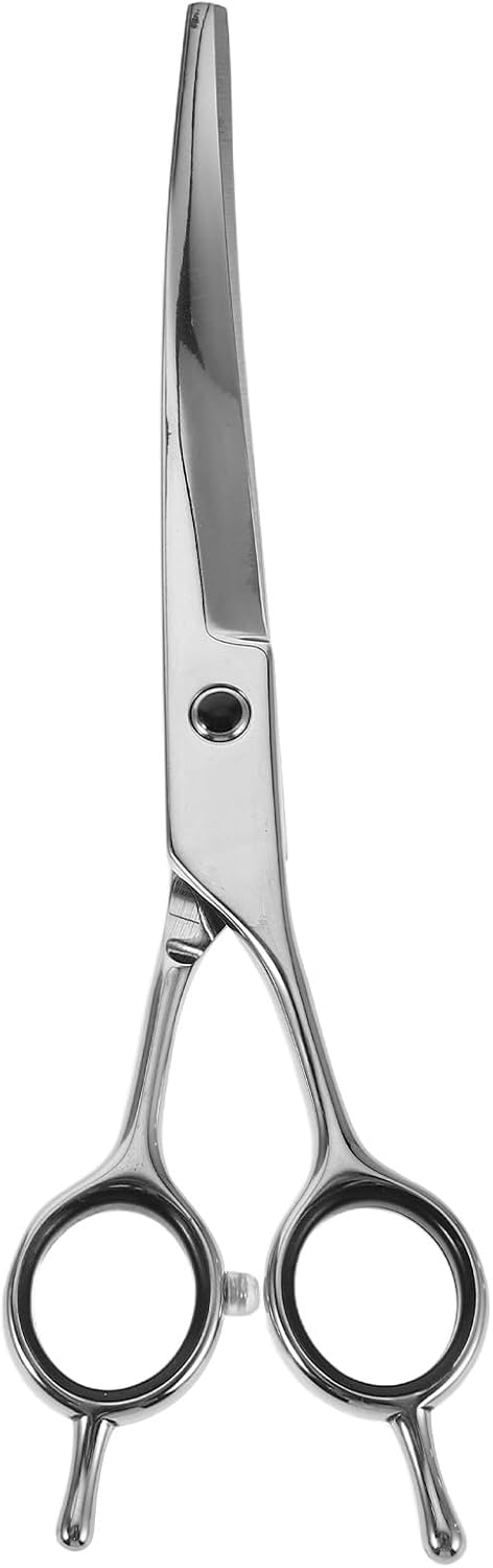 Toddmomy Pet Grooming Scissors Set Curved Stainless Steel 7-inch round Blunt Tip for Dog Cat Hair Trimming Professional Pet Grooming Tool for Puppy Kitten