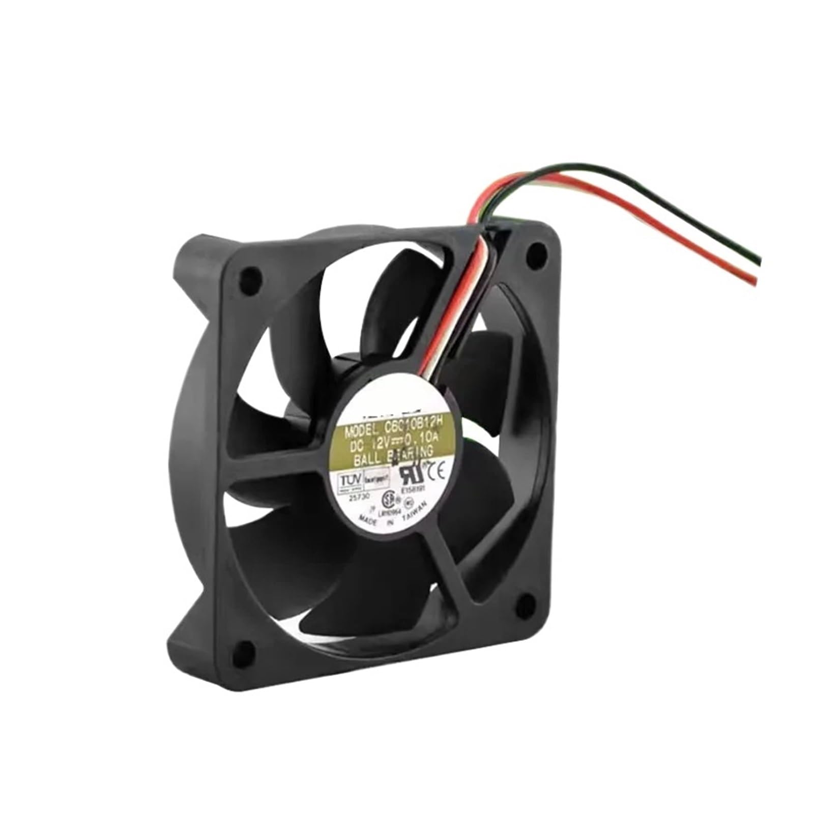 GJEXXPTST C6010B12H 12V 0.10A 6010 60x60x10mm Cooling Fan