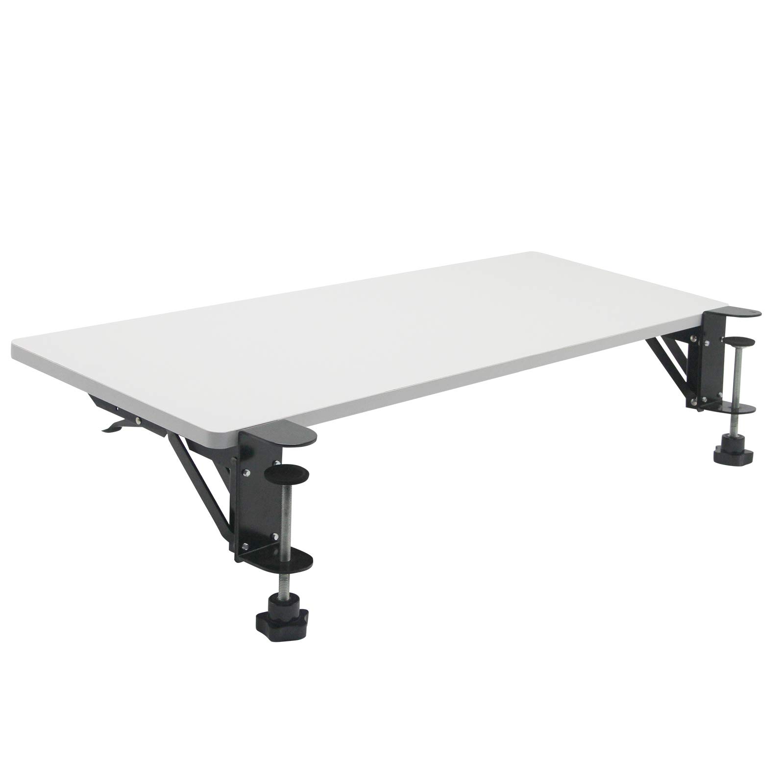 Buy Ergonomic Desk Extender Clamp On Keyboard Tray, Keyboard Drawers Table Armrest Shelf Stand