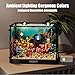 DaTengPin Fish Tank Building Blocks Set with Lighted Aquarium, Ocean Theme Clown Fish, Marine Plants, STEM Toys Creative Birthday Gifts for Kids 8+