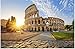 NA Puzzles Classiques Cadeau 1000 Piece Puzzles Fantastique - Vue du Colisée À Rome Et Soleil du Matin Italie Europe - Puzzle Impossible Adulte Jeux Enigmes Jigsaw Enfant Education