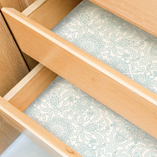 Raymond Waites Scented Drawer Liners for Dresser, Linen Closet Shelves, 5 Scented Sheets (Fresh Linen)