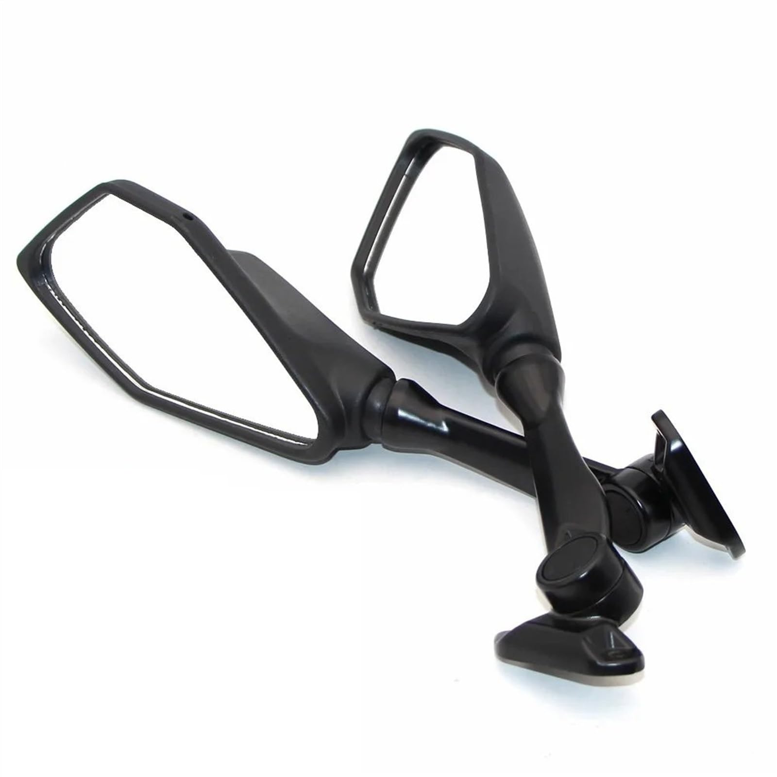 Rétroviseurs Moto Latéraux pour Kawasaki Ninja ZX6R EX300 2013-2015 en ABS Miroirs Noir