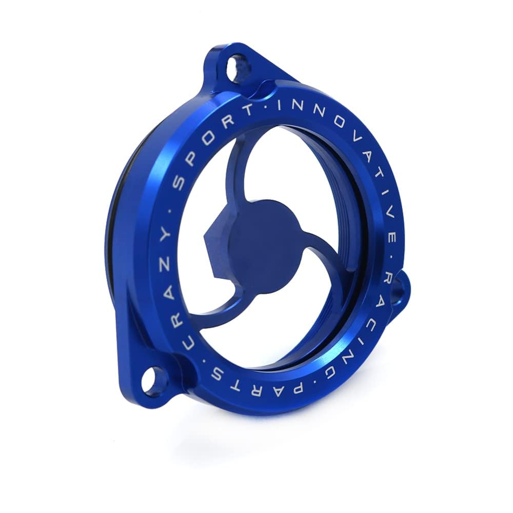 crazy sport Starter Idle Gear Cover Compatible With SUZUKI DRZ400 400E 400S DRZ400E DRZ400S DRZ400SM 400 2000-2025 ATV LTR450 LTZ400 Quadsport Motorcycle Dirt Bike Crankcase Cap(blue)