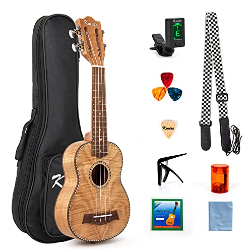 Ukulélé Ukelele Pour Débutant Kit Type Classique Tiger Flame Okoumé Corps De Kmise (21inch) - Les Beatles, Paul McCartney, John Lennon, RIngo Starr, George Harrison Ukulélé Ukelele Pour Débutant Kit Type Classique Tiger Flame Okoumé Corps De Kmise (21inch)