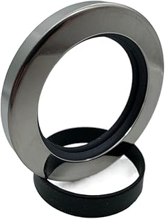Seal Washer 1pcs Double Lip Rotary Seals 35 * 47 * 7mm, 35 * 50 * 8mm, 35 * 50 * 12mm, 40 * 62 * 8mm, 50 * 72 * 12mm Double Lip Stainless Steel PTFE Oil Seals Gasket Lip (Color : 40x58x8mm (Type B))