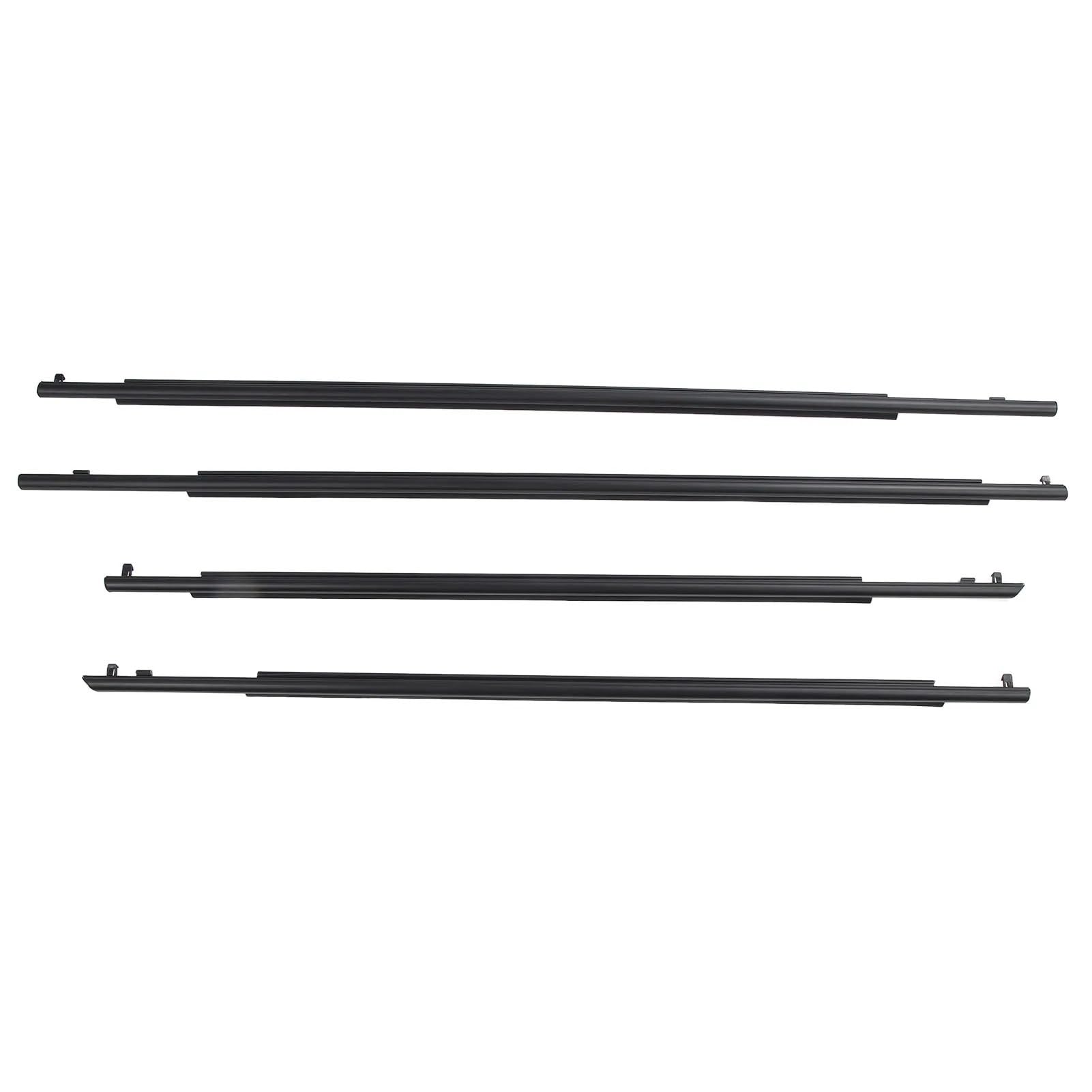 Snwdbh One Color 4 Pcs Car Window Door Seal Strip For Toyota For Prius 2010-2015 75730-47021 75710-47021 Moulding Weatherstrips Outside Belt Exterior Belt