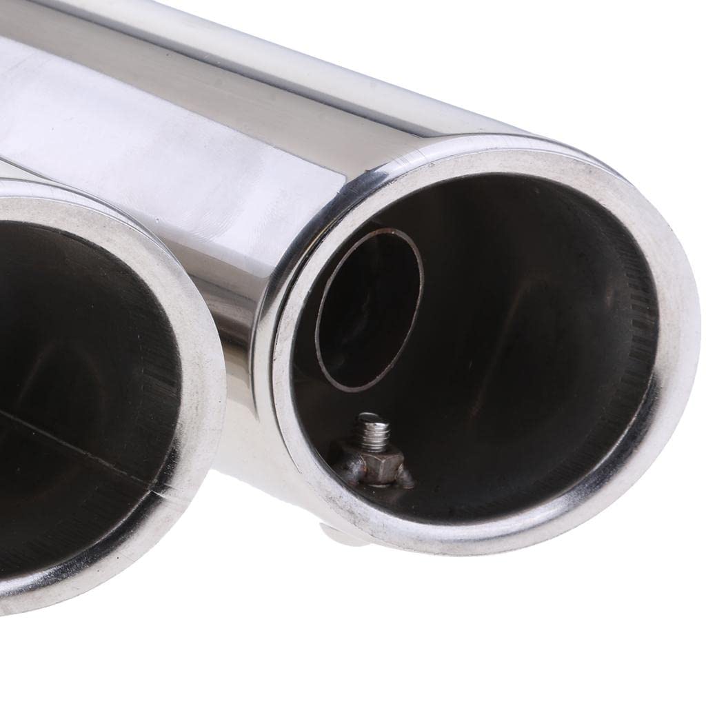Tubo de Universal Plateado para Motocicleta