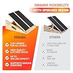 Yes4All Professional Incline Board, Slant Board Calf Stretching, Squat Wedge and Anti-Slip Surface, Portable Side Handle - Image 4