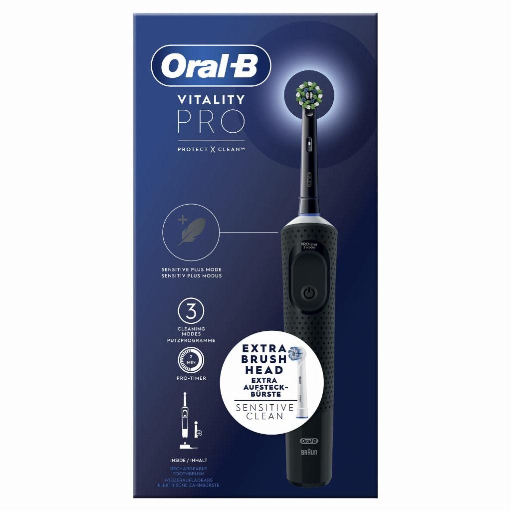 Cepillo de Dientes Eléctrico Oral-B Vitality Pro Negro