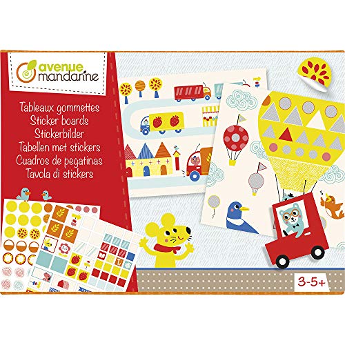 Avenue Mandarine Kc053C - Caja Creativa Con 8 Hojas Preimpresas De 15 X 21 Cm Y 3 Hojas De Pegatinas (Instrucciones Incluidas)