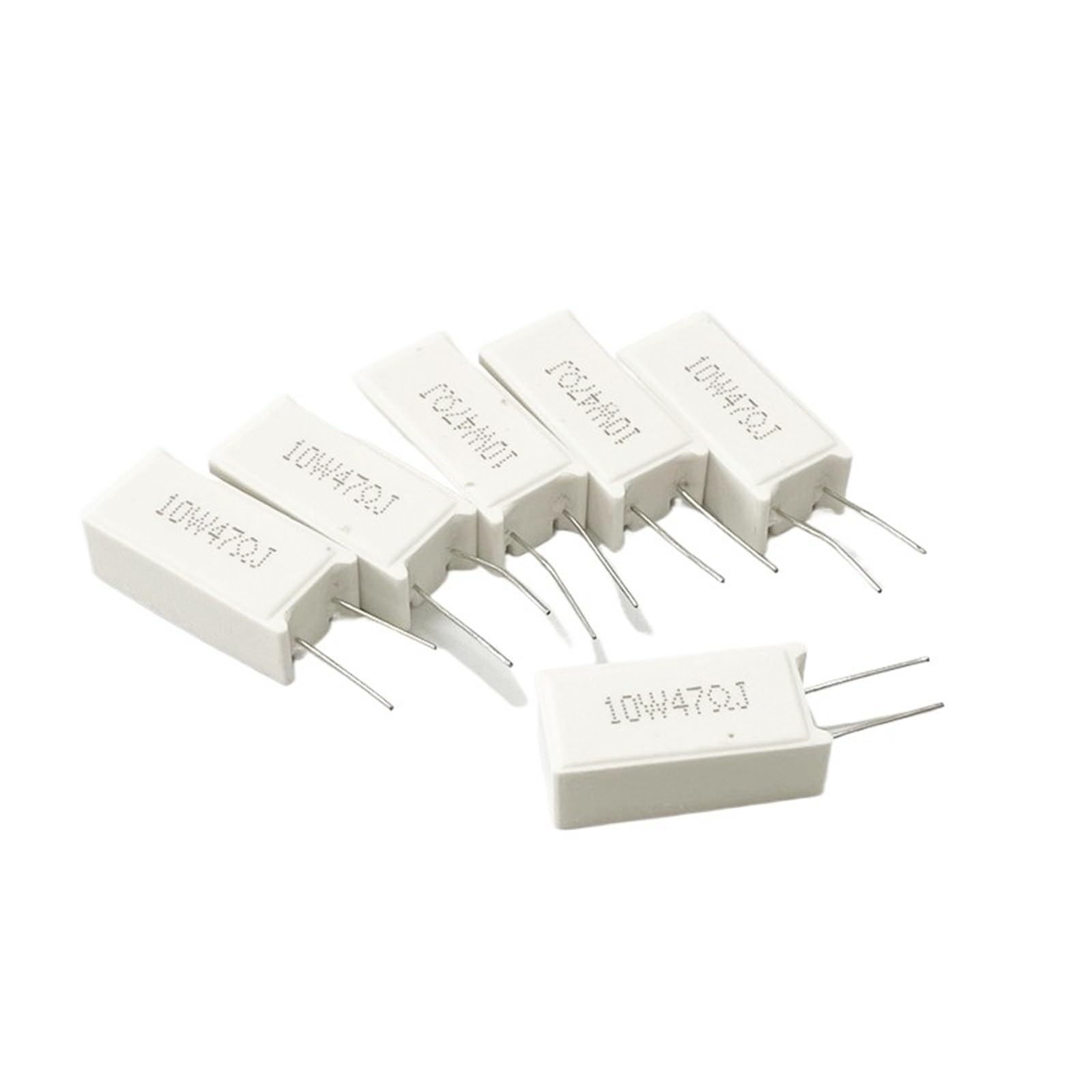 VKvmNYlxx Vertical Cement Resistor SQM 10W 0.05~100K Ohm 5% 0.1R 0.15R 0.22R 0.25R 0.39R 0.47R 1R 10RJ 100R 150R Ceramic Resistor(75R)