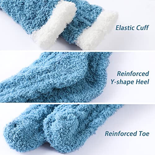 Passionbility Fuzzy Socks for Women - Fluffy Socks Womens, Women Slipper socks of Coral Fleece3