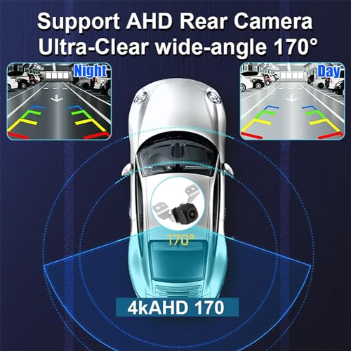 Image of MOHANO Car Rear View Backup Camera HD Fit for 2012-2015 Honda Pilot, Park Assist Backup Camera Trajectory Replace OE# 39530SZAA01