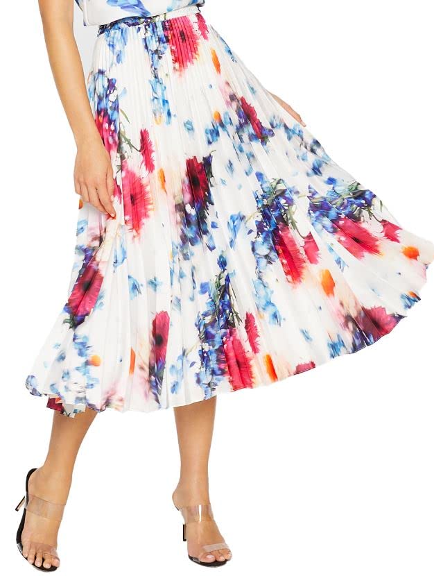 Club Monaco Women's Elasticated Slip Pleat Skirt