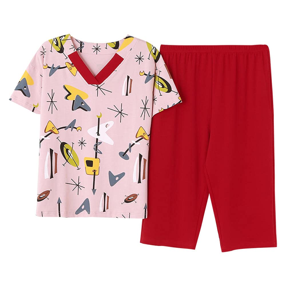 Pyjama pour femmes en vêtement de nuit deux pièces pour des soirées douces chez soi