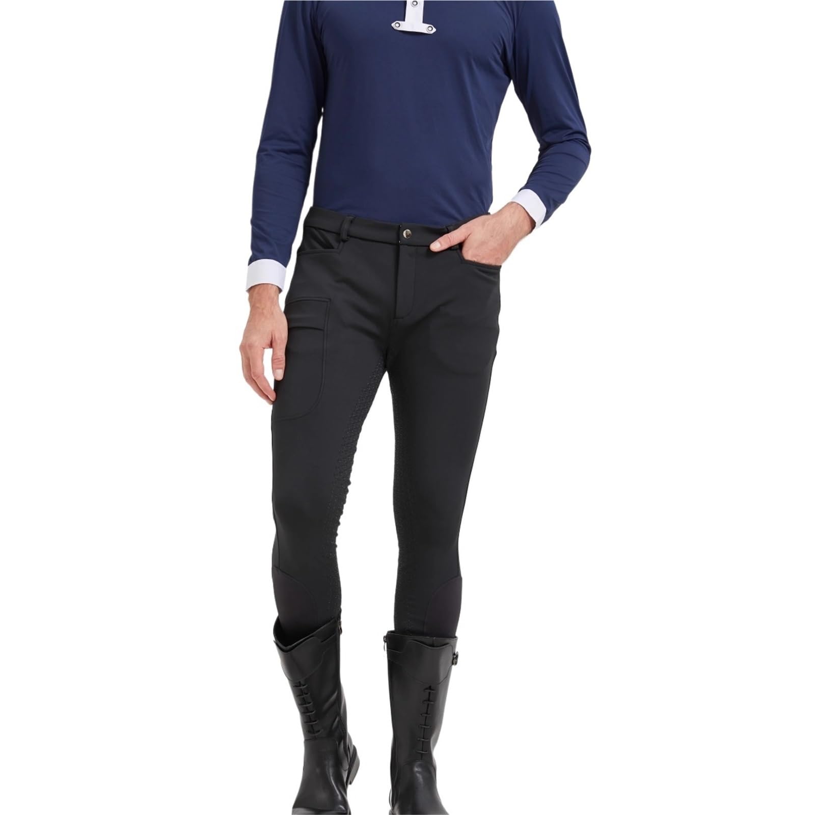 Pantalones Montar a Caballo Mujer Pantalones de equitación for Hombre, Pantalones ecuestres, Equipo Completo Silicona for Jinete(XL)