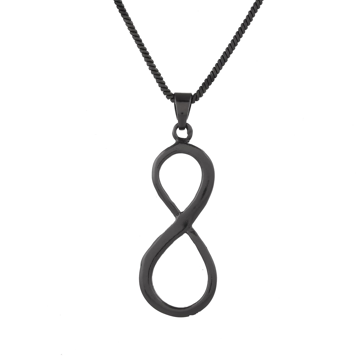 Eclipse Statement Infinity Black Mens Pendant |Black Pendant For Men|Gift For Men|Classic|Trendy|Anniversary Gift For Husband|Birthday Gift| Everyday Wear-image-25