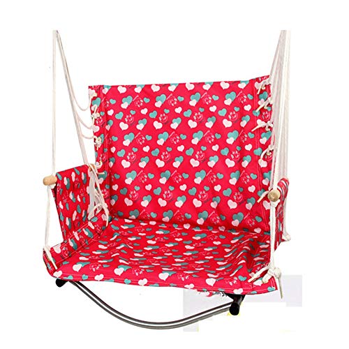 BBJOZ Hanging Chair, Oxford Cloth Hammock Swing Chair with Cushioned Seat for Children Adult Student Dormitory Courtyard, 120KG/265 Pounds Capacity
