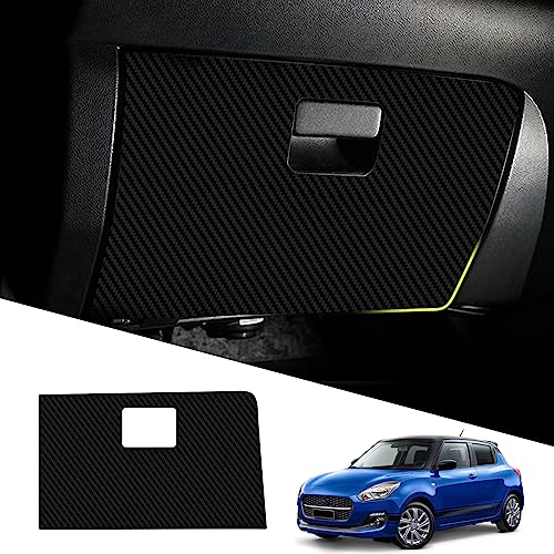 SHAOHAO スズキ スイフトスポーツ ZC33S 2017.9~ 専用 グローブボックスキックガード グローブボックストリムカバー スズキ 新型スイフト ZC# ZD# グローブボックスパネル ドアプロテクター カーボン柄 汚れ/キズ防止カバー 内装パ