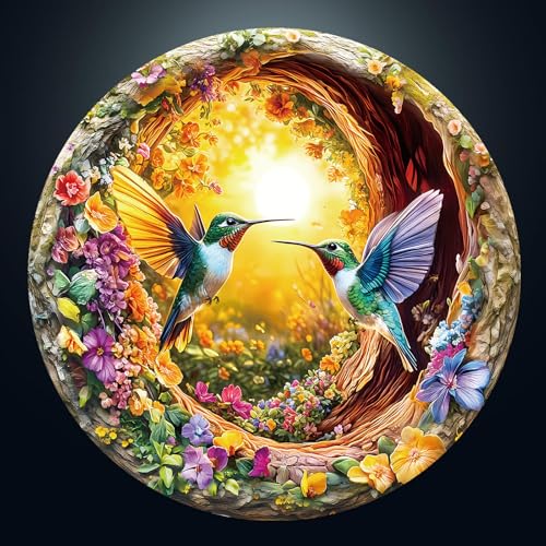 Hummingbird Puzzles for Adults 1000 Pieces - Hummingbird Garden