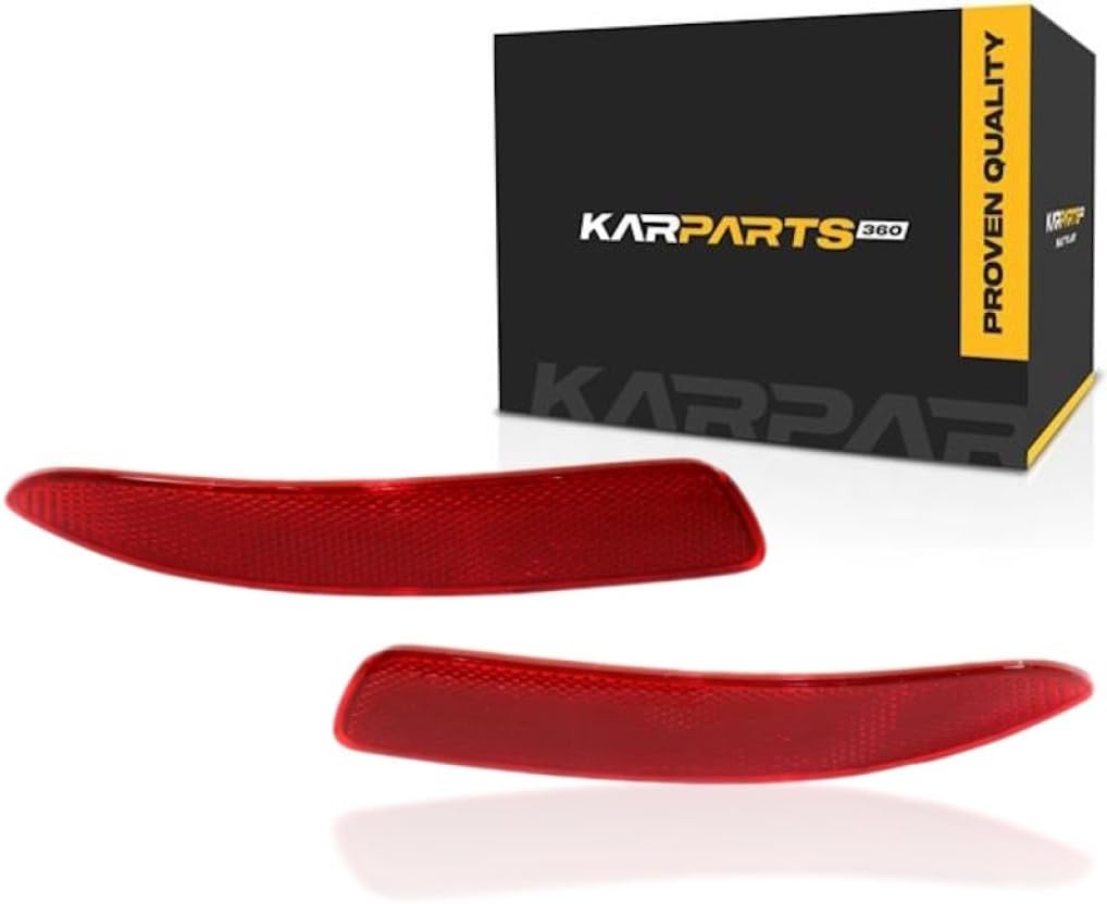 For BMW X5 (E70) 2007 08 09 2010 | 2011 12 13 w/M Aero Package ONLY Rear Bumper Reflector Pair (DOT Certified) BM1184106, BM1185106