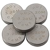 Geschmiedet aus 4140 Stahl Pastillas de reglaje valvulas Hot Cams (Set 5pcs) à˜13 x 3,2 mm