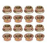 Alpha Rider M10x1.25 Locking Lug Nuts for Yamaha Blaster Banshee Raptor Warrior YFZ450 YFZ660 Kawasaki 400 Suzuki 400 Honda TRX Color Zinc(16 PCS)