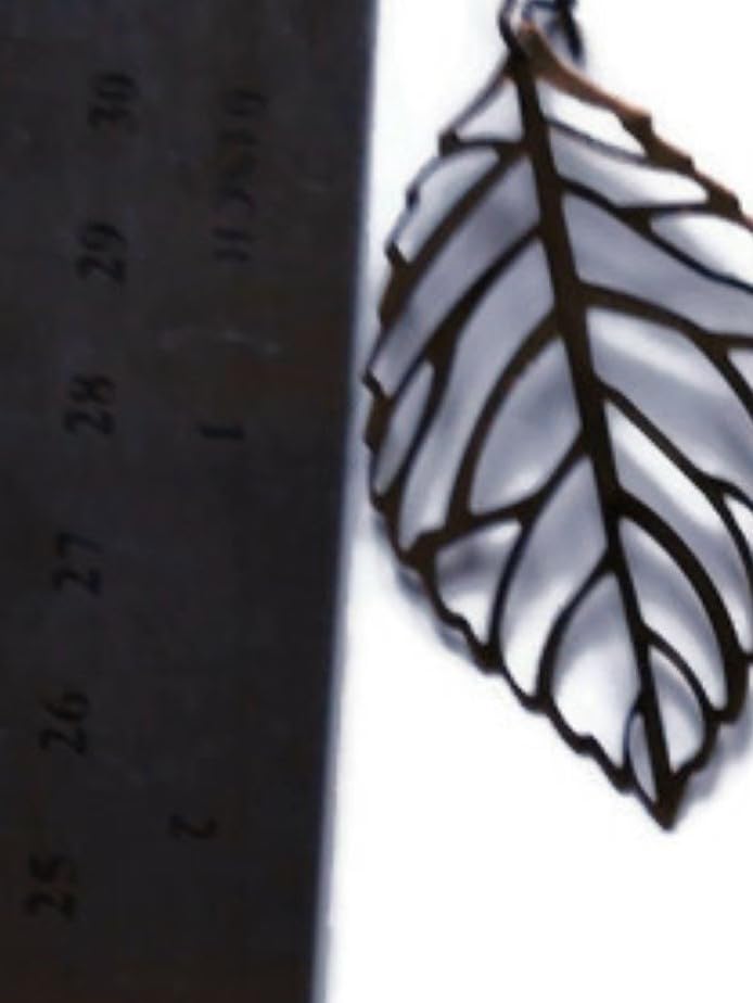 Miniatura 6 de Copper and Turquoise Leaf Earrings for Her