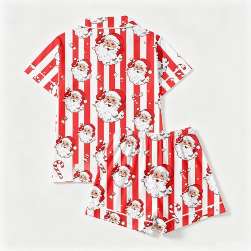 Gumipy Christmas Pjs Women Two Piece Pajama Set Santa Christmas Pajama Set - image 4