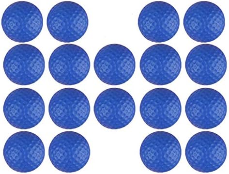 Dsmile Blue Foam Golf Practice Balls 18 Pack Light Soft Elastic Training Multifunction Sport Balls