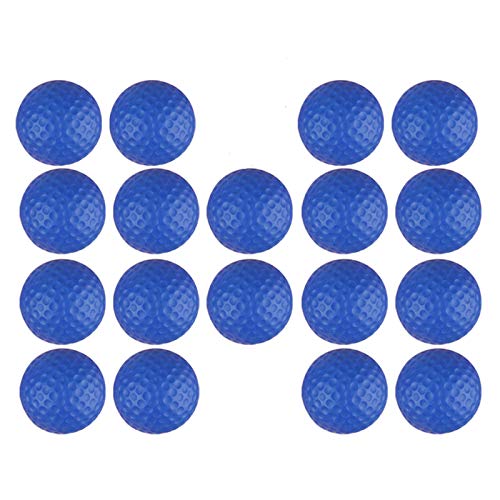 Dsmile Blue Foam Golf Practice Balls 18 Pack Light Soft Elastic Training Multifunction Sport Balls #TOP8