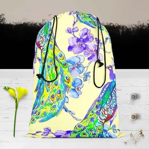 Image of ArtzFolio Tropical Pattern D2 | Reusable Sack Bag | Bag for Gym, Storage, Vegetable & Travel