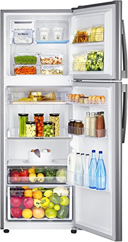 Image of Samsung 321 L 4 Star Frost-free Double Door Refrigerator (RT33JSMFESZ, Tender Lily Silver)