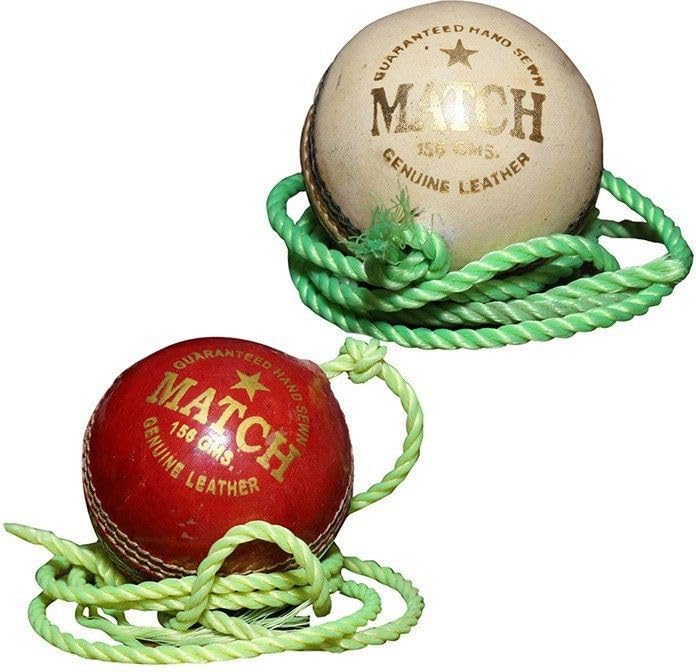 Owlix Practice Combo Cricket Training Ball (Standard, Pack of 2, Red, White)-image-40