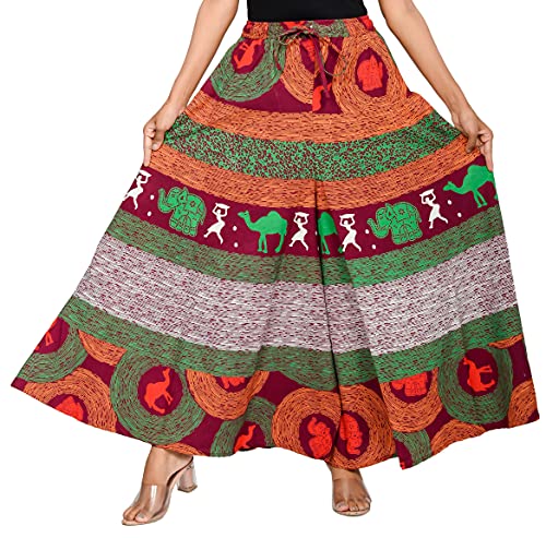 Image of Women's Cotton Long Palazzo Pant