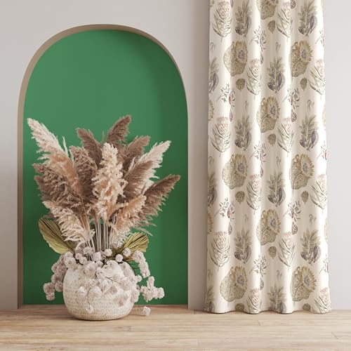 Image of Ultimate Trends Polyester Room Darkening Curtains for Doors and Window, Eyelets Curtain Block Up to 65% to 70% Sunlights, 9 FEET Packof 2,Ivory Cream