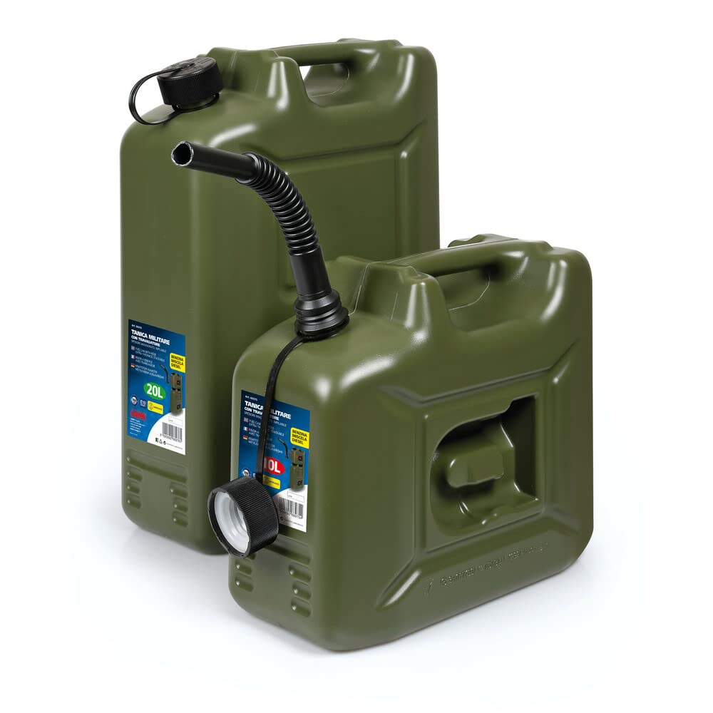Lampa 66975 Tanica Carburante in polietilene, Modello Militare - 10 L