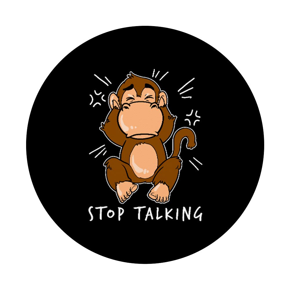 Amazon.com: Funny Stop Talking Ape Shut Up Monkey Silent